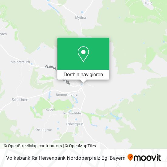 Volksbank Raiffeisenbank Nordoberpfalz Eg Karte