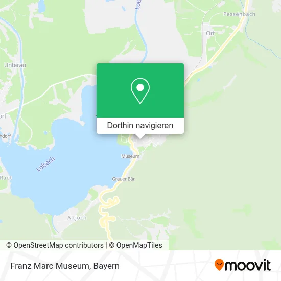 Franz Marc Museum Karte