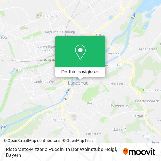 Ristorante-Pizzeria Puccini In Der Weinstube Heigl Karte