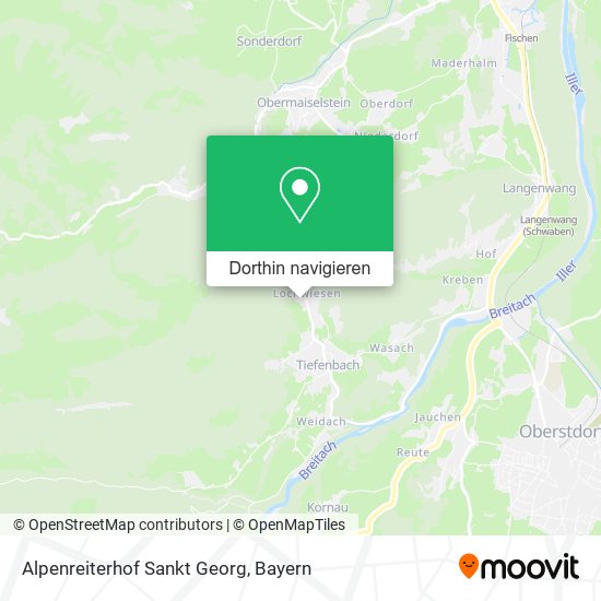 Alpenreiterhof Sankt Georg Karte