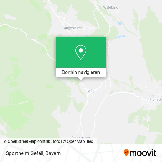 Sportheim Gefäll Karte