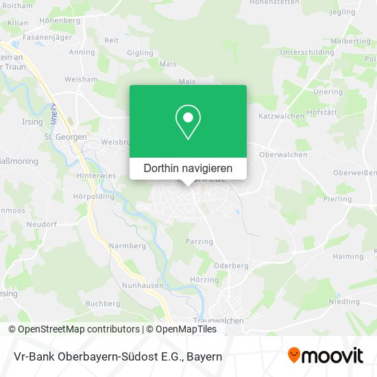 Vr-Bank Oberbayern-Südost E.G. Karte