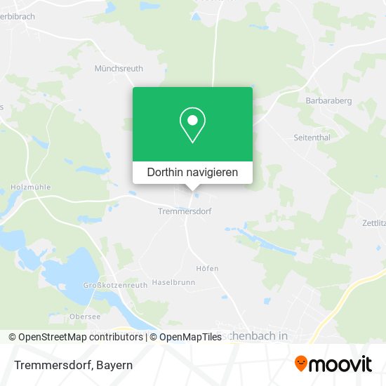 Tremmersdorf Karte