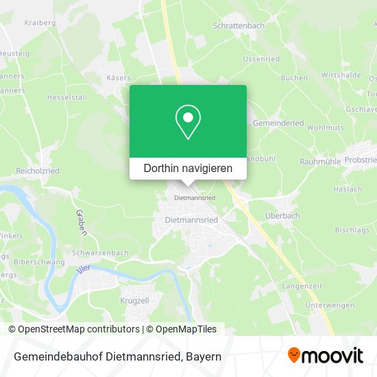Gemeindebauhof Dietmannsried Karte