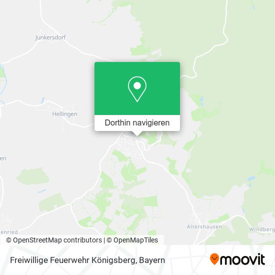 Freiwillige Feuerwehr Königsberg Karte