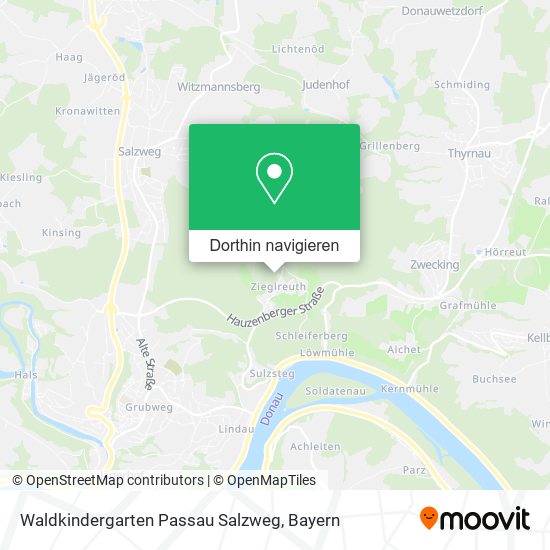Waldkindergarten Passau Salzweg Karte