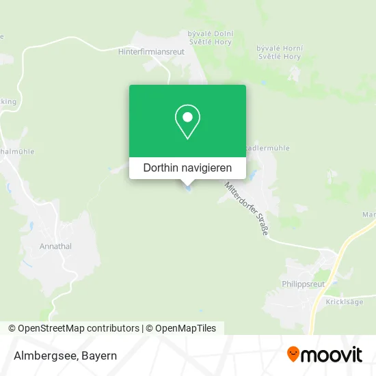 Almbergsee Karte