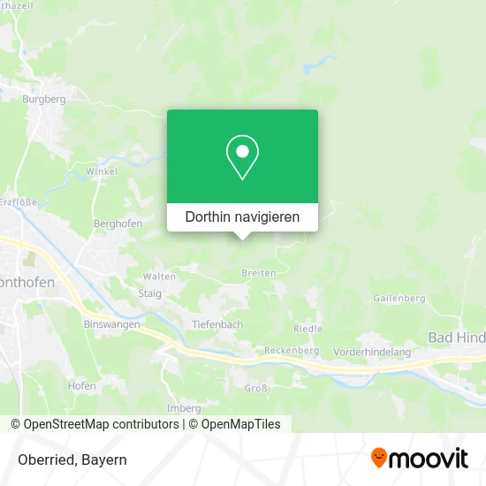 Oberried Karte