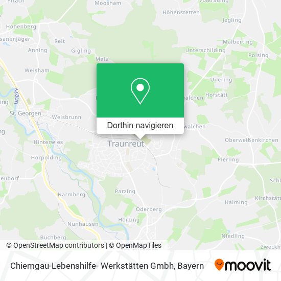 Chiemgau-Lebenshilfe- Werkstätten Gmbh Karte