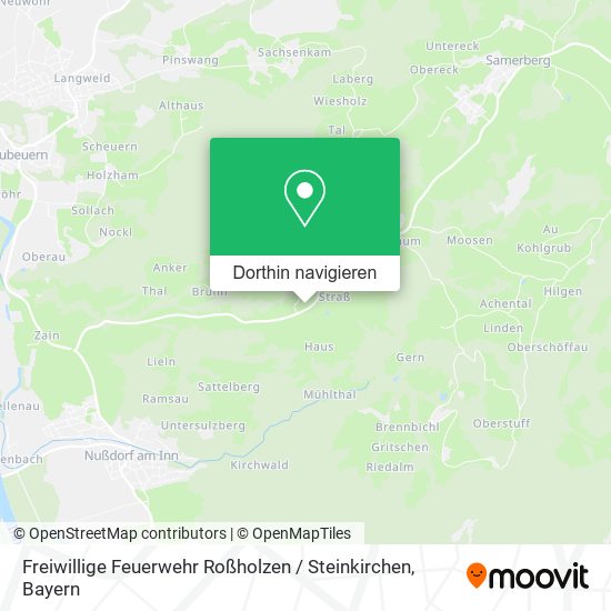 Freiwillige Feuerwehr Roßholzen / Steinkirchen Karte