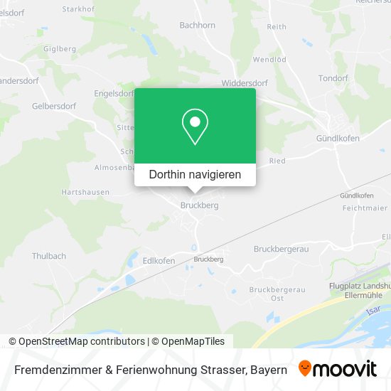 Fremdenzimmer & Ferienwohnung Strasser Karte