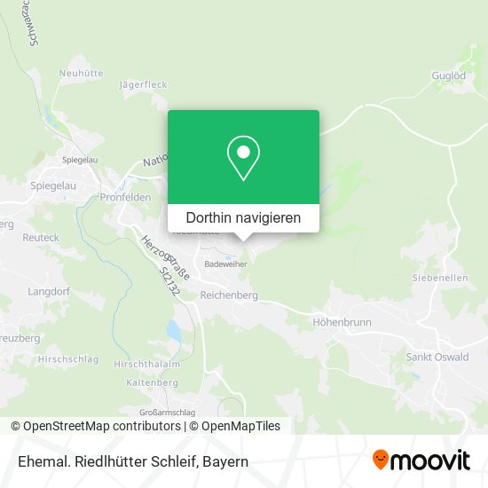 Ehemal. Riedlhütter Schleif Karte