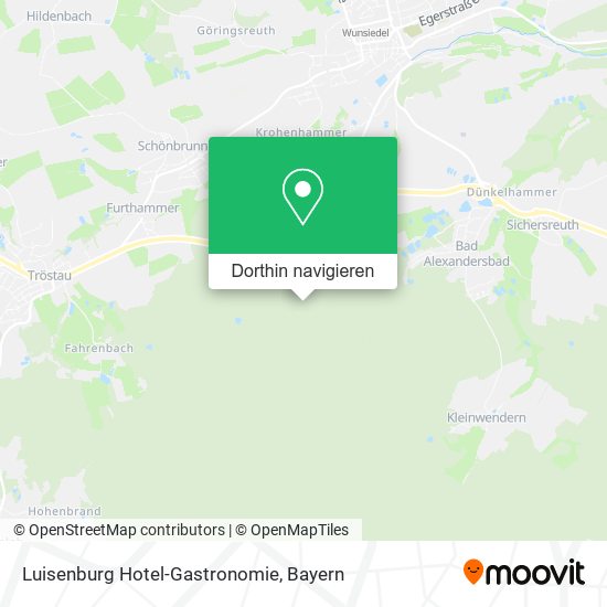 Luisenburg Hotel-Gastronomie Karte