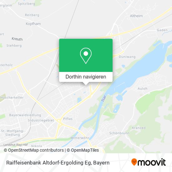 Raiffeisenbank Altdorf-Ergolding Eg Karte