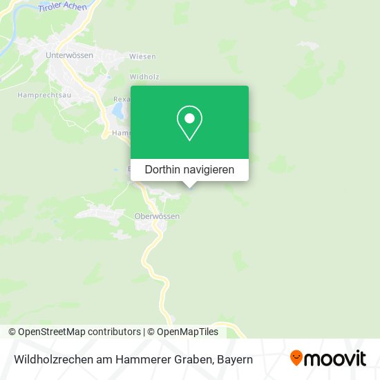 Wildholzrechen am Hammerer Graben Karte