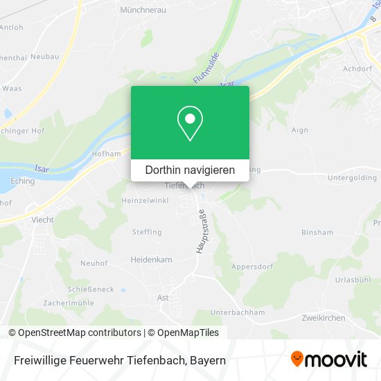 Freiwillige Feuerwehr Tiefenbach Karte