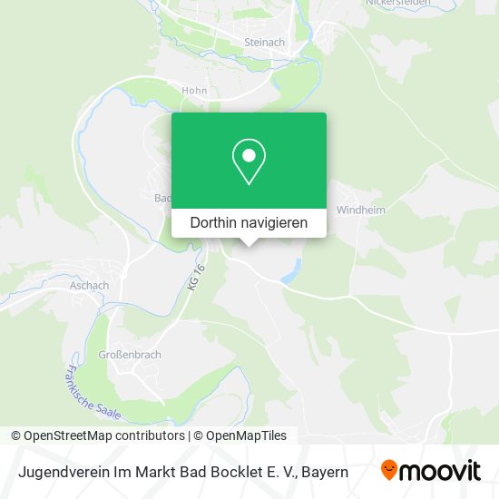 Jugendverein Im Markt Bad Bocklet E. V. Karte