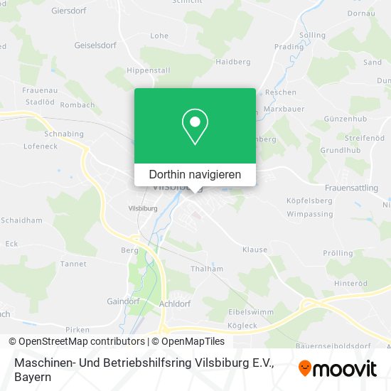 Maschinen- Und Betriebshilfsring Vilsbiburg E.V. Karte