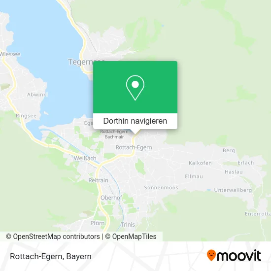 Rottach-Egern Karte