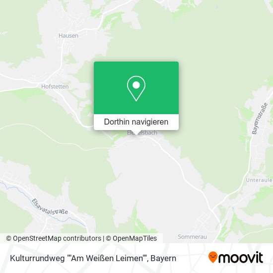Kulturrundweg ""Am Weißen Leimen"" Karte