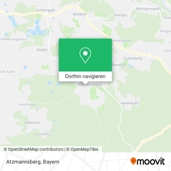 Atzmannsberg Karte