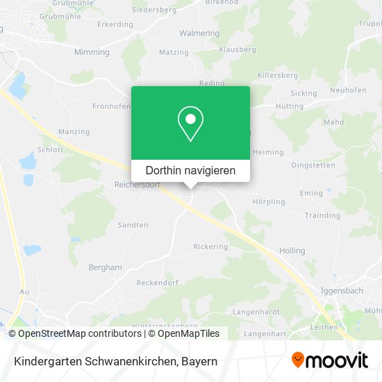 Kindergarten Schwanenkirchen Karte