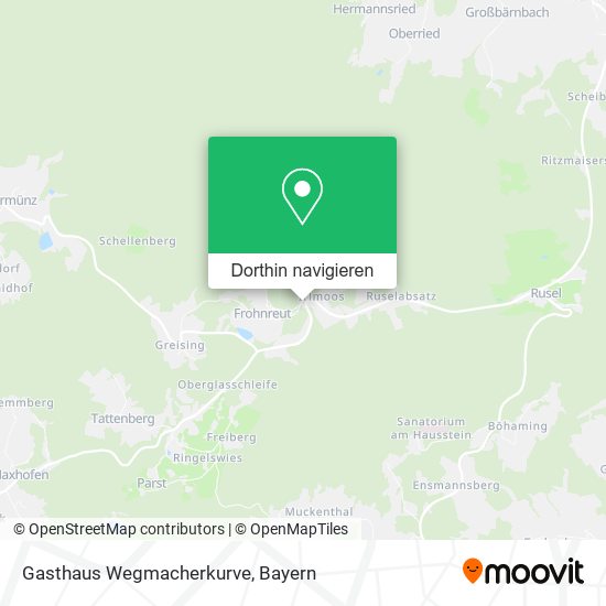 Gasthaus Wegmacherkurve Karte