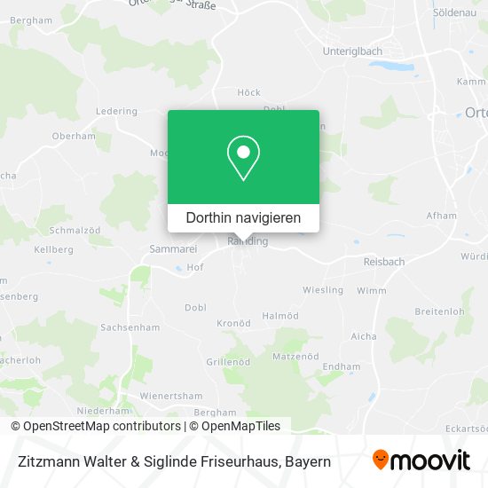 Zitzmann Walter & Siglinde Friseurhaus Karte
