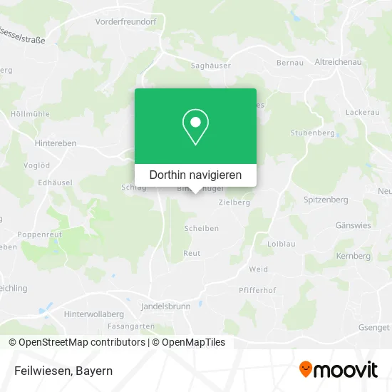 Feilwiesen Karte