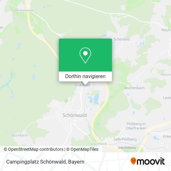 Campingplatz Schönwald Karte
