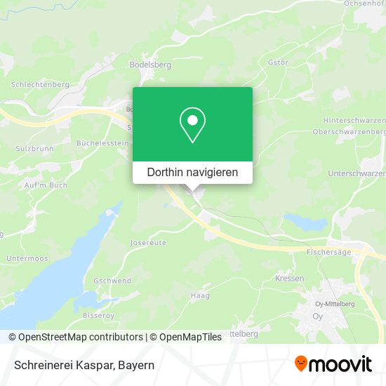 Schreinerei Kaspar Karte