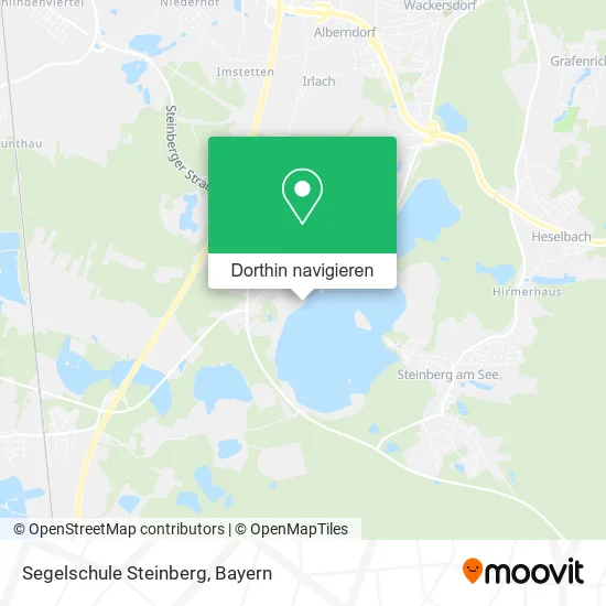 Segelschule Steinberg Karte