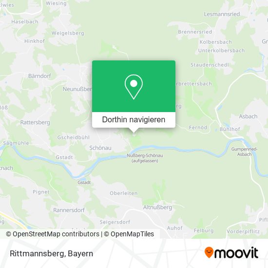 Rittmannsberg Karte