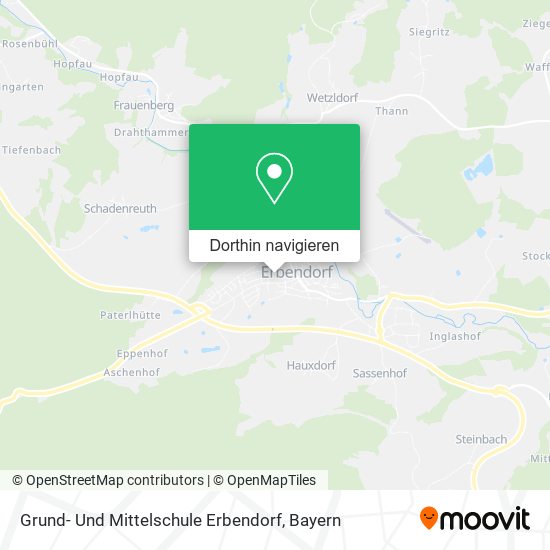 Grund- Und Mittelschule Erbendorf Karte