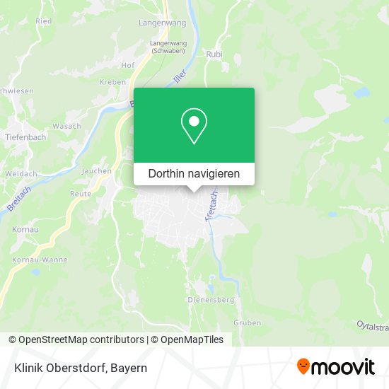 Klinik Oberstdorf Karte