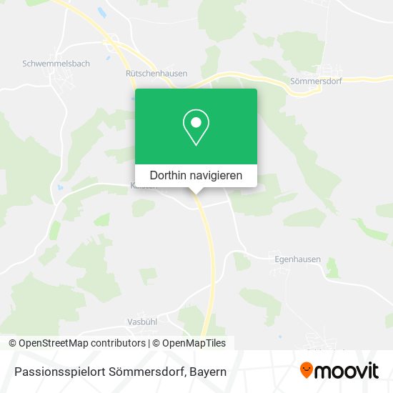 Passionsspielort Sömmersdorf Karte