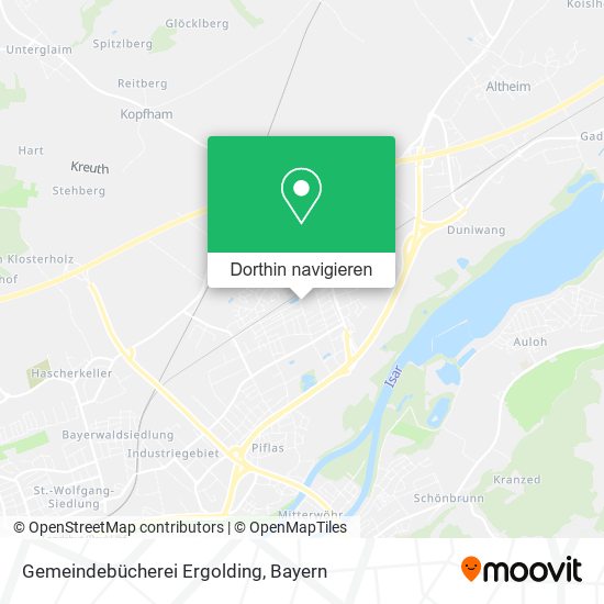 Gemeindebücherei Ergolding Karte