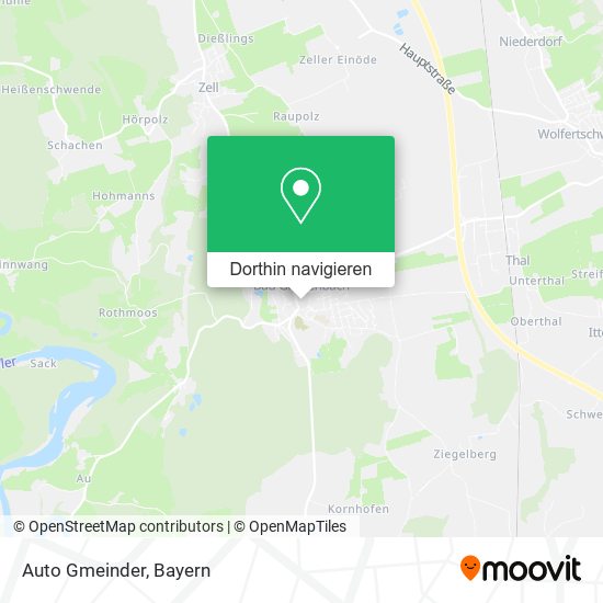 Auto Gmeinder Karte