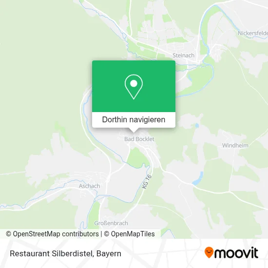 Restaurant Silberdistel Karte