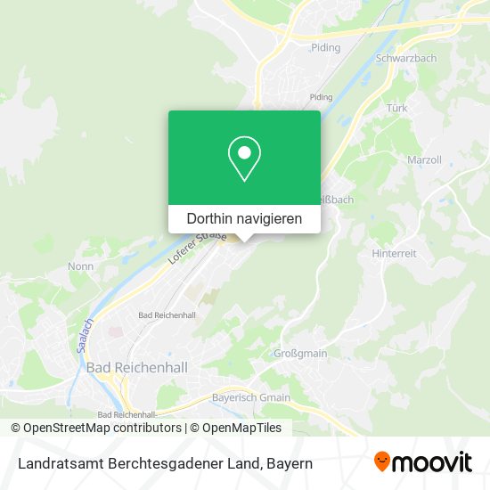 Landratsamt Berchtesgadener Land Karte