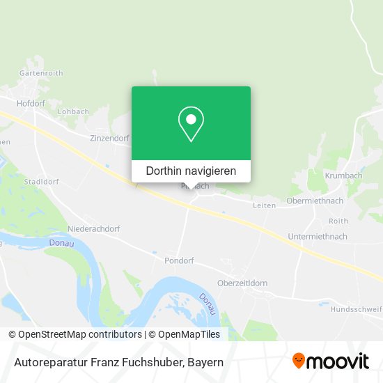 Autoreparatur Franz Fuchshuber Karte