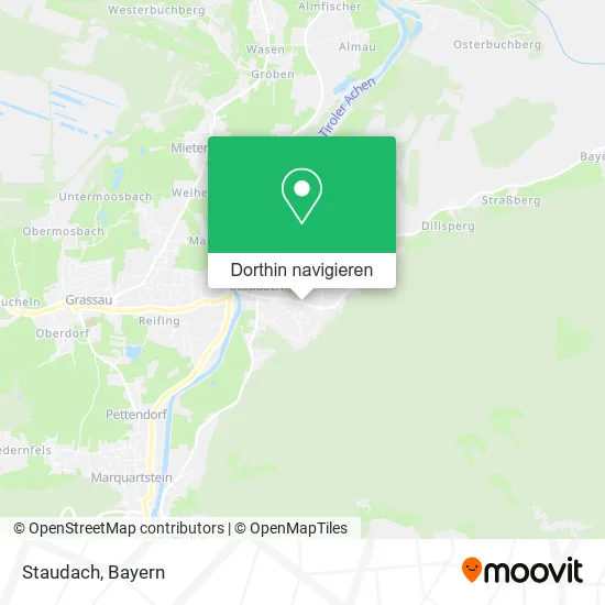 Staudach Karte