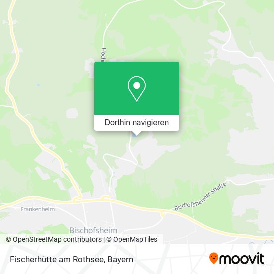Fischerhütte am Rothsee Karte