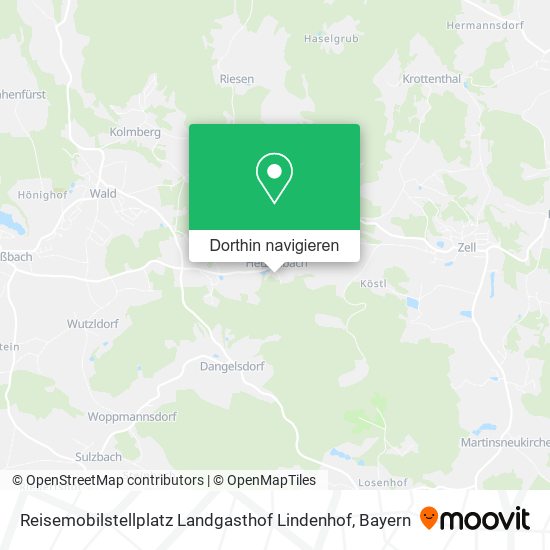 Reisemobilstellplatz Landgasthof Lindenhof Karte