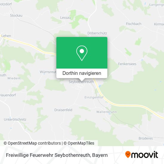 Freiwillige Feuerwehr Seybothenreuth Karte