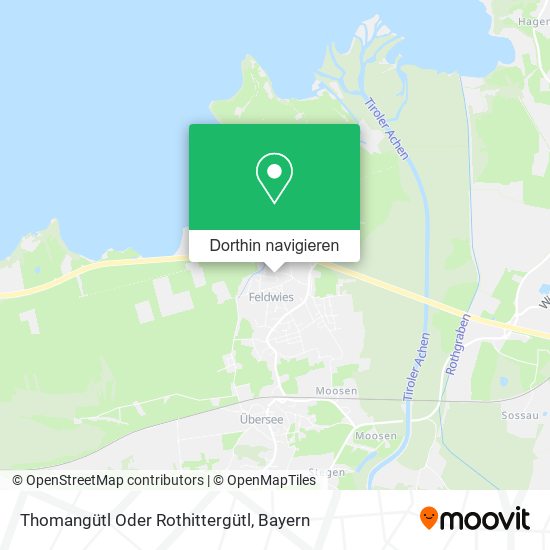 Thomangütl Oder Rothittergütl Karte