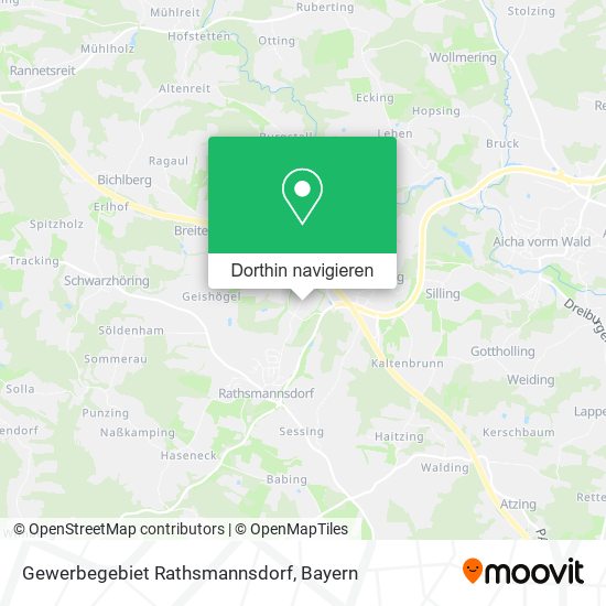 Gewerbegebiet Rathsmannsdorf Karte