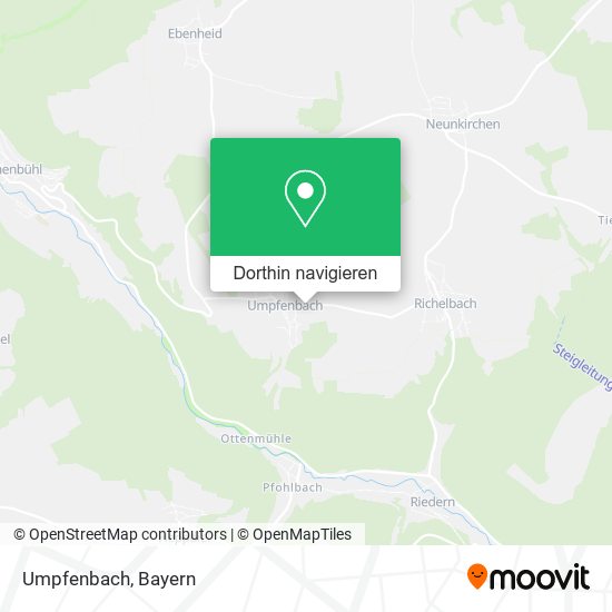 Umpfenbach Karte