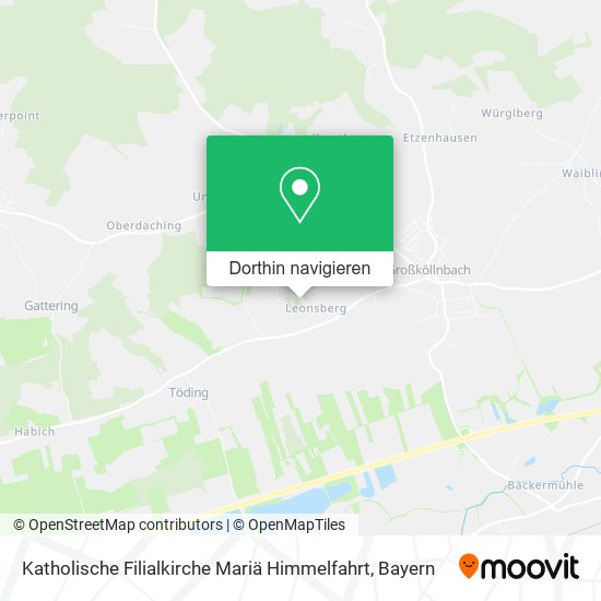 Katholische Filialkirche Mariä Himmelfahrt Karte