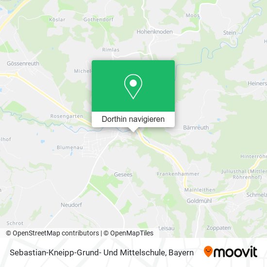 Sebastian-Kneipp-Grund- Und Mittelschule Karte